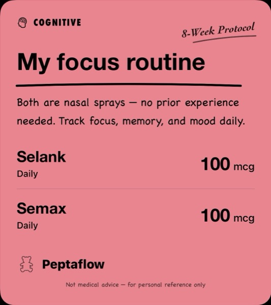 Cognitive stack card